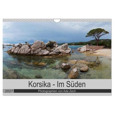 Korsika - Im Süden (Wandkalender 2027 DIN A4 quer), CALVENDO Monatskalender