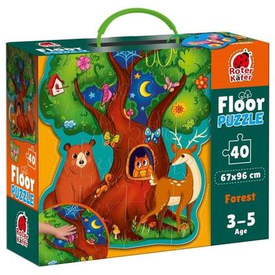 Puzzle Roter Käfer Bodenpuzzle Waldtiere RK7010-04