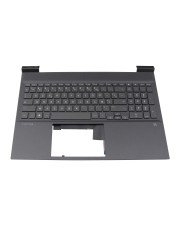 HP Tastatur inkl. Topcase FR französisch silber/schwarz mit Frankreich (46G3MTA0AKB)