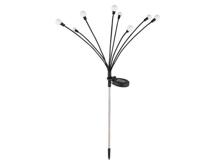 LED Solarleuchte GLOBO LIGHTING SOLAR , schwarz, 8, 1 Stk., Leuchten, LED Solarleuchte, Solarlampe für Garten, Toller Lichteffekt, mit Erdspieß