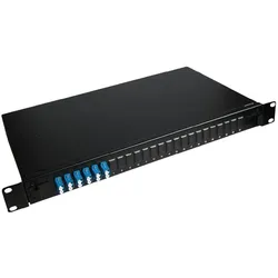 Lanview patch-panel - 1U - 19", Server Zubehör, Schwarz