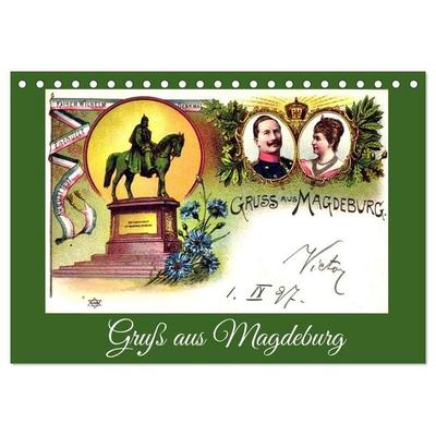 Gruß aus Magdeburg (Tischkalender 2027 DIN A5 quer), CALVENDO Monatskalender