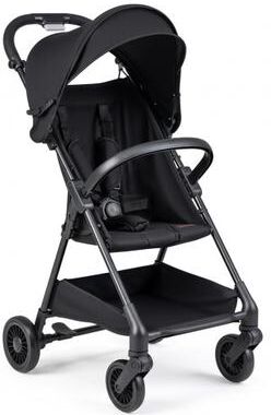 Costway Lightweight Travel Stroller with Canopy and Under-Seat Basket for Baby and Toddler-Black