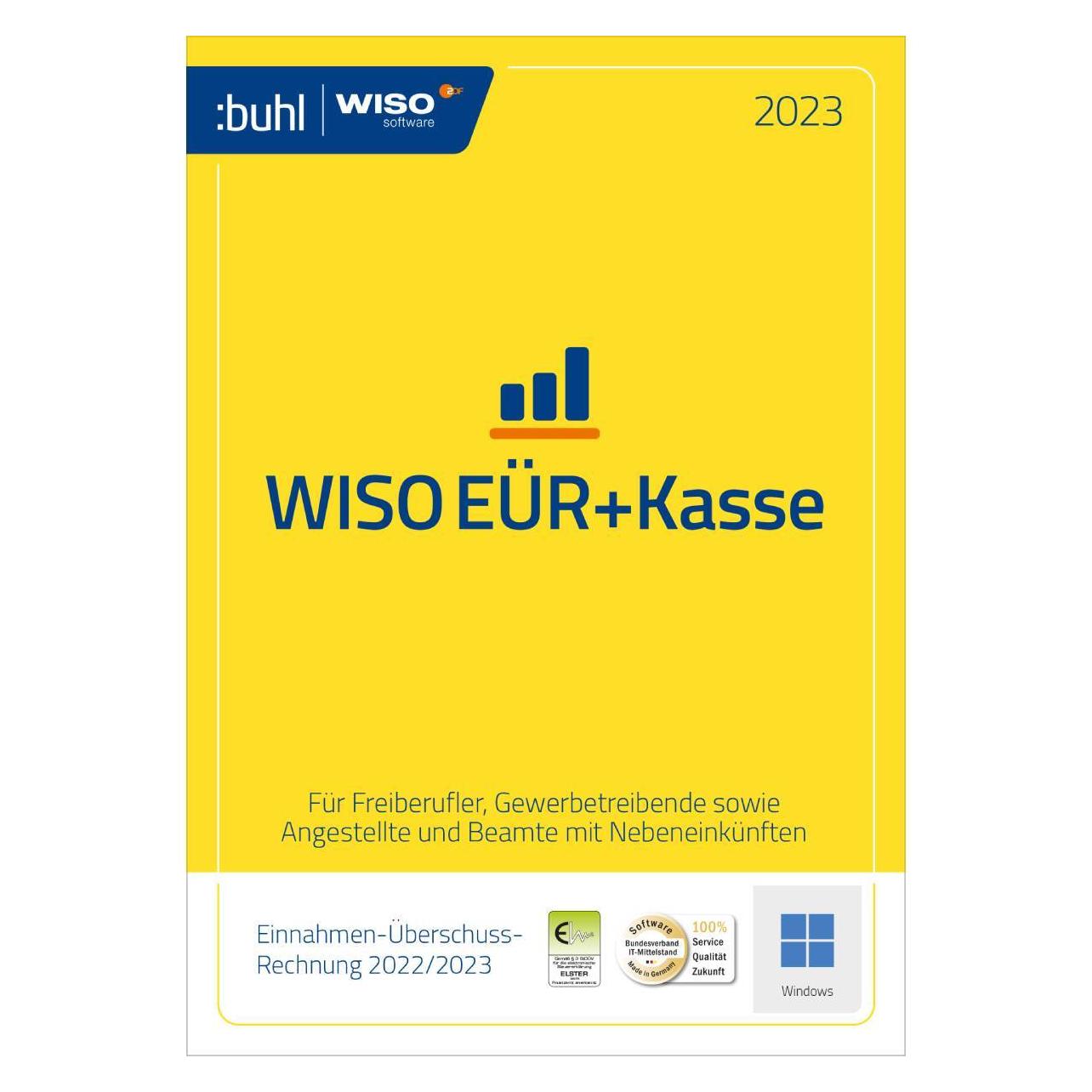 Buhl Data Service Buhl Data WISO EÜR+Kasse 2023 ESD (unbegrenzt) (DL42922-23)