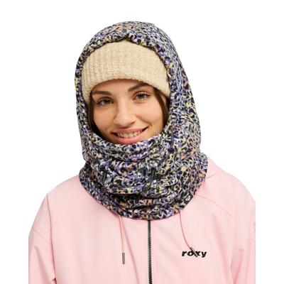 Multifunktionstuch ROXY "Powder Pursuit", Damen, bunt (twilight lila wild n out), Obermaterial: 100% Polyester., Modetücher Multifunktionstuch
