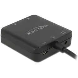 Delock HDMI Audio Extractor, Audio Adapter, Schwarz