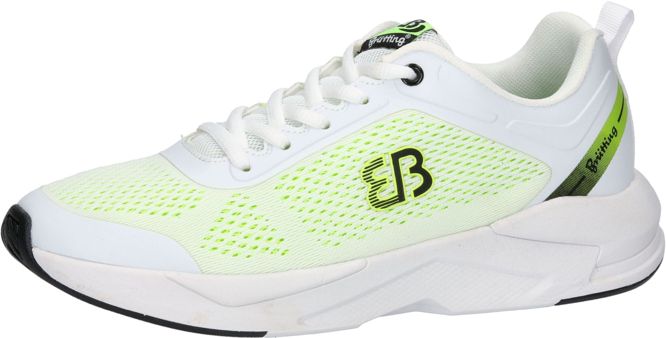 Sneaker BRÜTTING "Sportschuh und Freizeitschuh Basejumper", Herren, Gr. 41, weiss (weiß), Synthetik, Schuhe Sneaker weiß 41
