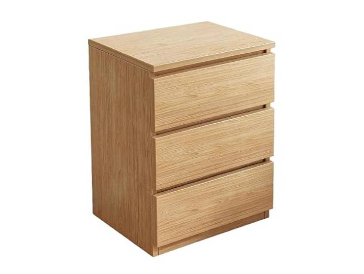 LIRHIQYGF Nachttisch, Nachttisch, Aufbewahrungsschublade, offenes Regal Minimalistischer Nachttisch mit Größen-/Farboptionen, offenem Regal, tiefen Schubladen, wasserabweisender Oberfläche und