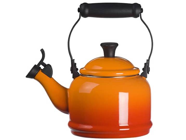 Le Creuset Demi Wasserkessel, Emaillierter Karbonstahl, 1.1 L, Ofenrot, 40103020900000