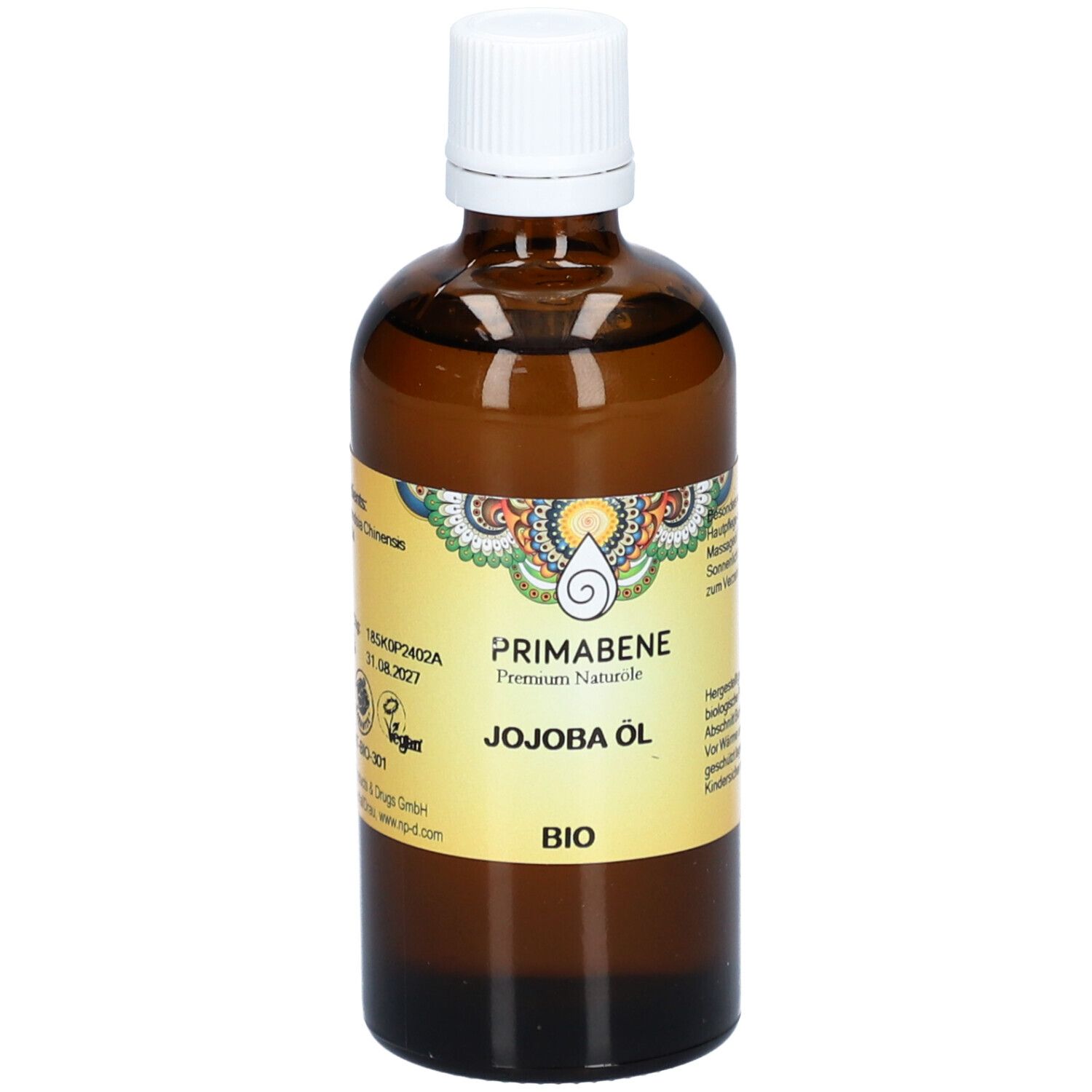 Jojoba OEL BIO NPD Primabene 100 ml Öl