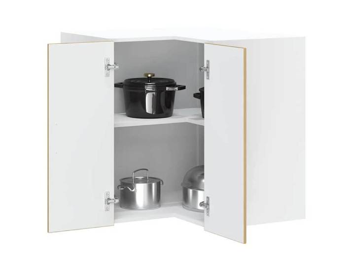 Meuble Haut cuisine Armoire rangement BONNIE Armoire d'angle murale de cuisine Kalmar - chêne artisanal - BELLE M58586938
