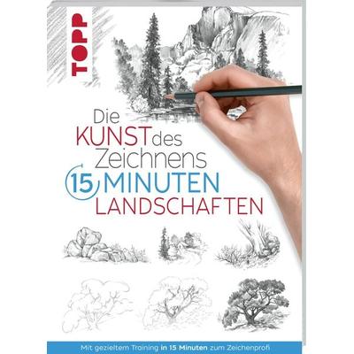 Die Kunst des Zeichnens 15 Minuten - Landschaften, Taschenbuch von Frechverlag, Frech