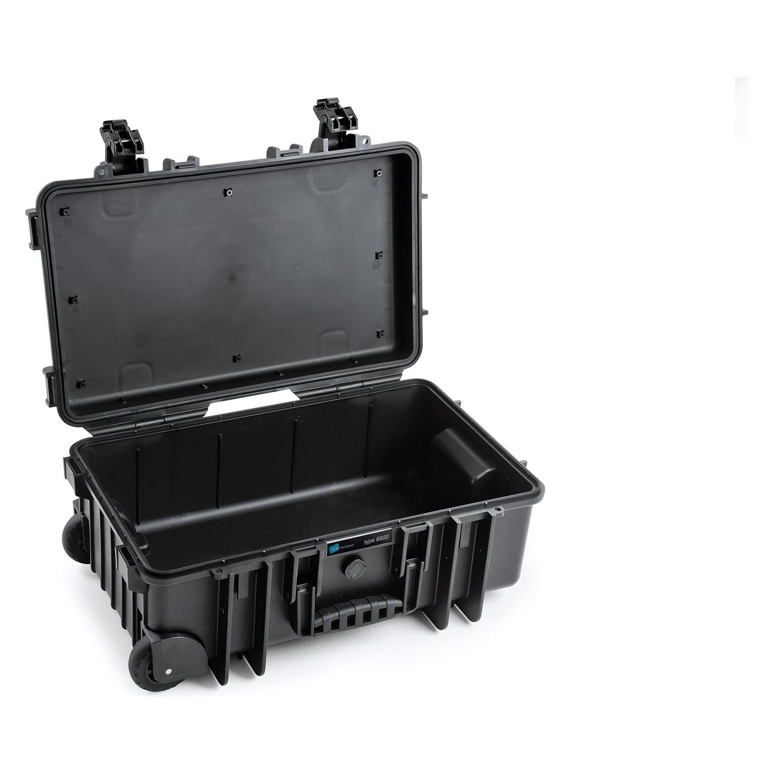 B+W Outdoor-Koffer Typ 6600-SI schwarz (Fotokoffer, 26 l) (6600/B/SI)