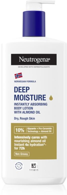 Neutrogena Norwegian Formula® Deep Moisture crème hydratante en profondeur à l'huile 400 ml