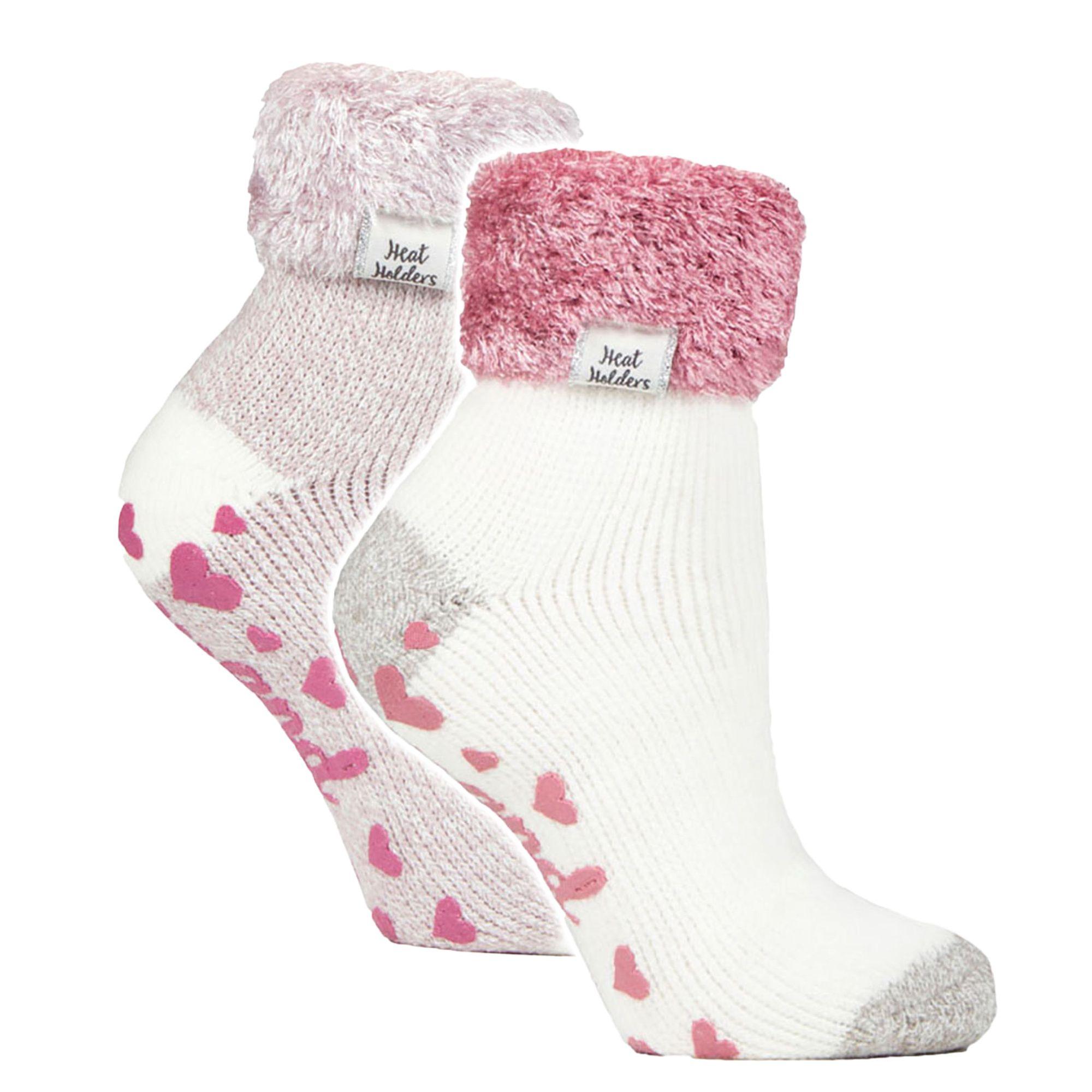2-pack Dames Zachte Lounge Sokken met Antislip