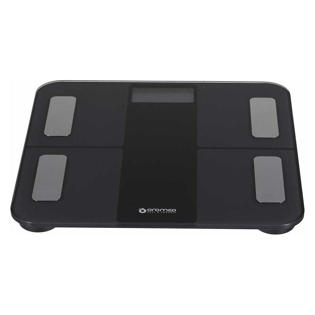 Oromed ORO-SCALE BLUETOOTH Quadratisch Elektronische Personenwaage (180 kg) (ORO-SCALE BLACK)