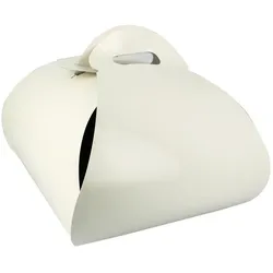 MONOUSO - Pappkarton Schmetterlingstorte 18x18x13cm (100 Stück)