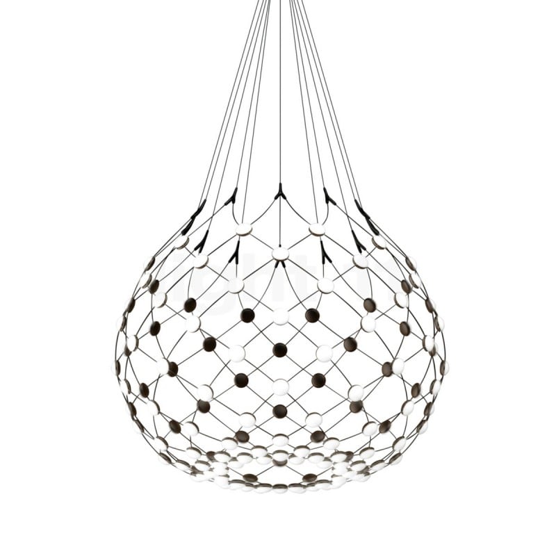 Luceplan Mesh Pendelleuchte mit Wireless-Kit (100cm, Ø 80cm) 100cm | Ø 80cm 1D86KW081001A