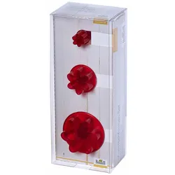 BIRKMANN Ausstechformen-Set Blume Lilie, 3-tlg., Ausstecher, Plätzchenform, Keks, Plätzchen, Kunststoff, 160446