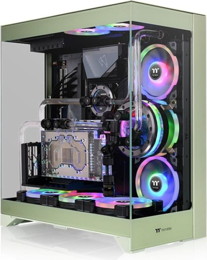 Thermaltake CTE E550 TG computerbehuizing Matcha Green