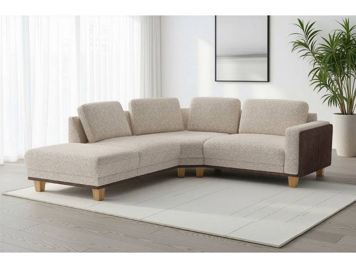 sit&more Ecksofa Concept, Modernes Sofa in drei Fußfarben zur Auswahl