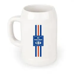FC Blau-Weiß Linz Bierkrug - ohne Farbe / ONE SIZE