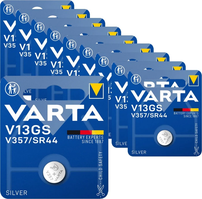 VARTA Spezialbatterie mit Silberoxid V13GS/V357/SR44 - 1 Stück