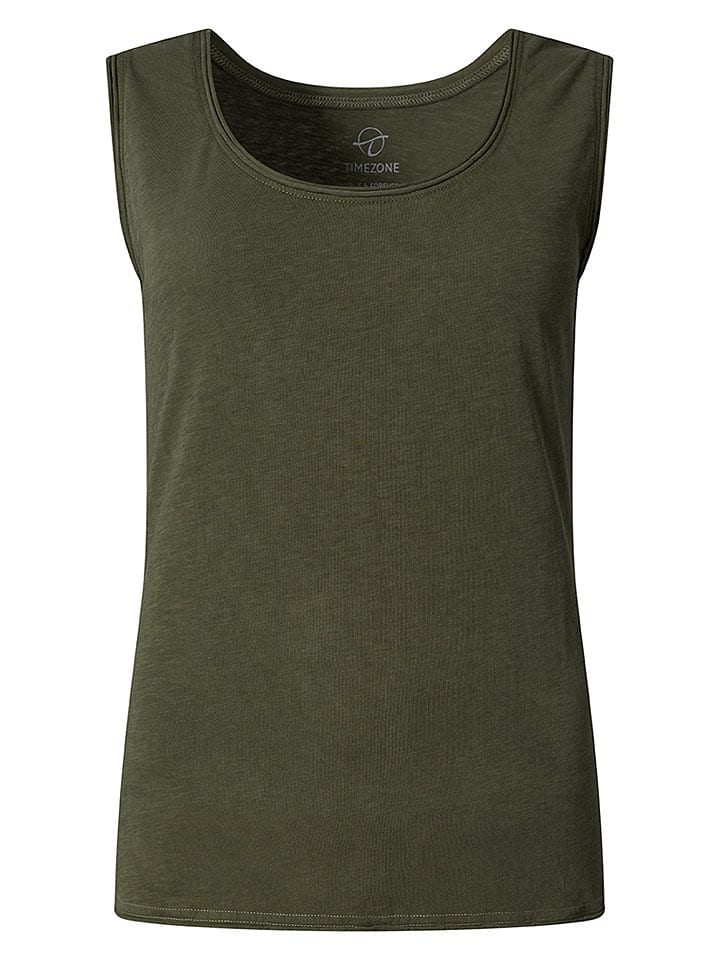 Timezone Top in Khaki - M