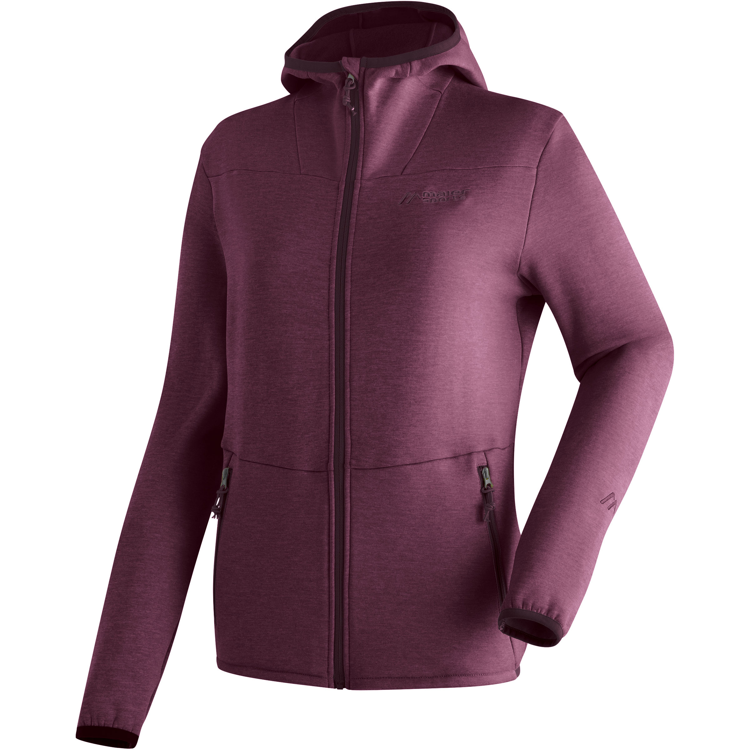 Maier Sports Fave Damen Fleecejacke lila Größe 3XL Trekking Wasserdicht Wasserabweisend