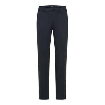 Chinohose EUREX BY BRAX "Style THILO", Herren, Gr. 29U, Unterbauchgrößen, blau (navy), 84% Polyester, 12% Viskose, 4% Elasthan, Hosen Chinohose