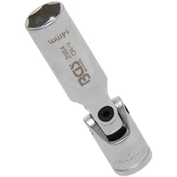 BGS 2984 Glühkerzen Gelenkeinsatz Sechskant SW 14mm Antrieb 10mm (3/8")