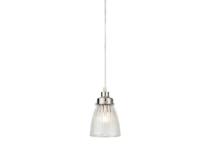 Pendelleuchte Bellis Pendant Weiß/Nickel max. 40 Watt
