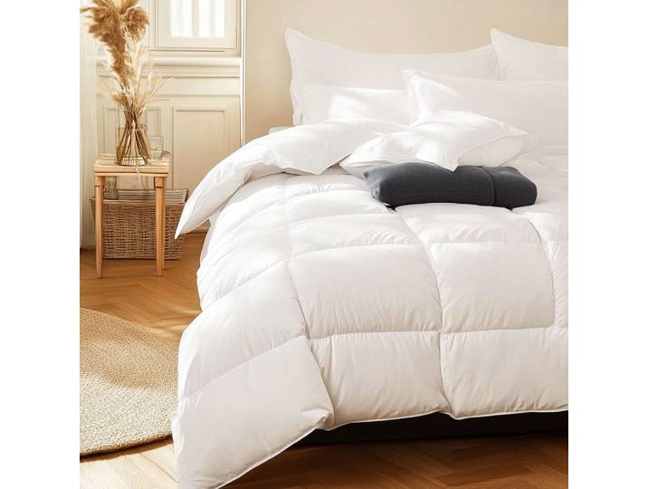 Couette naturelle temperee 50% duvet 280x240 cm