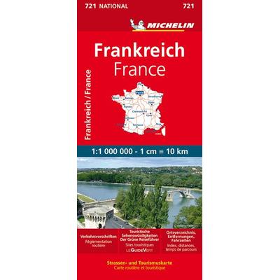 Michelin Frankreich einseitig, Karte von , Michelin, 978-2-06-725956-0