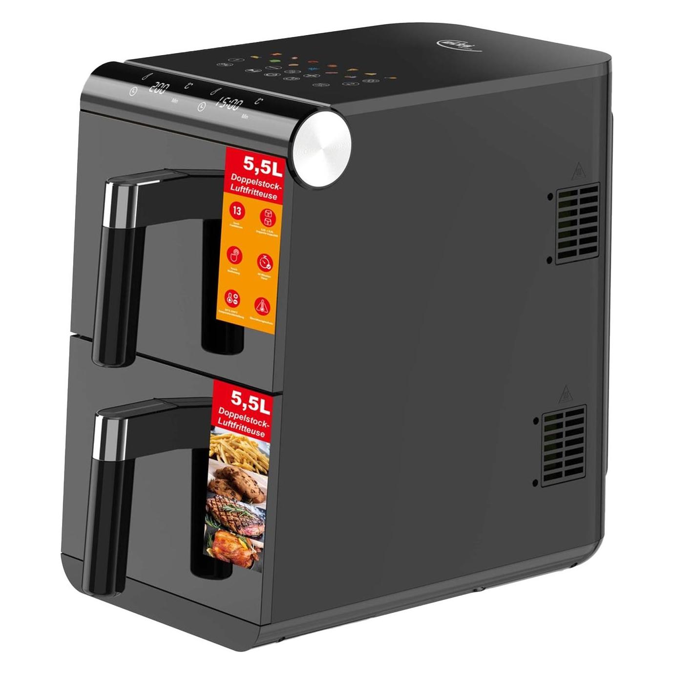 Casativo Doppel Heissluftfritteuse (11 l) (DAF-1700.12)
