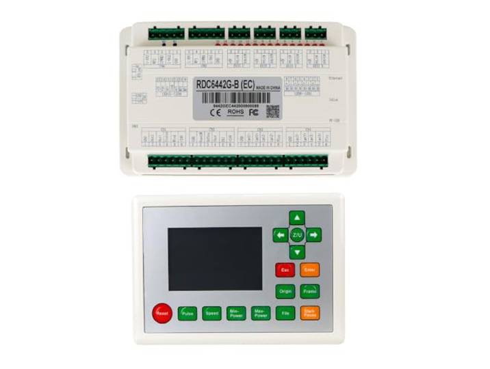 FONLAND Ruida 6442 CO2 Laser Controller 3,5 Zoll Display, 4 Achsen laser gravurwerkzeug RDC6442G 6442S für Lasergravur und schneidemaschinen (RDC6442G)