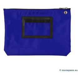 Tasche mit Sicherheitsfenster – Farbe Blau