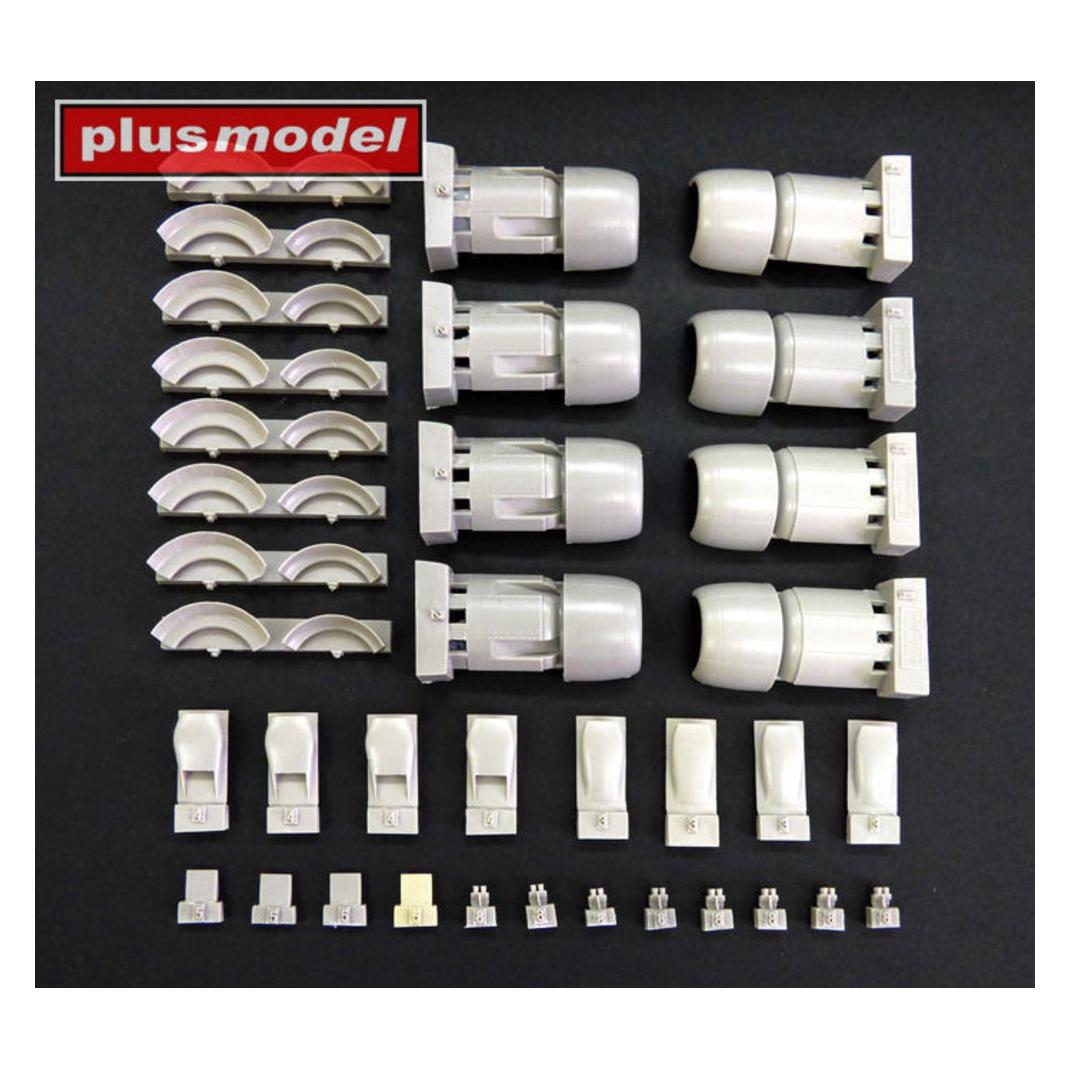 Plus Model Engine cowlings for DC-6/C-118 Liftmaster (AL7031)