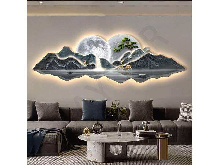 Applique Murale Moderne Nordique pour Entrée, Couloir, Hall, Décoration Murale, Luminaire Paysager, Lampe Murale pour Salon et Maison
