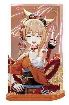 Sakami Merchandise Genshin Impact Yoimiya acrylornament met glitter, 11 cm