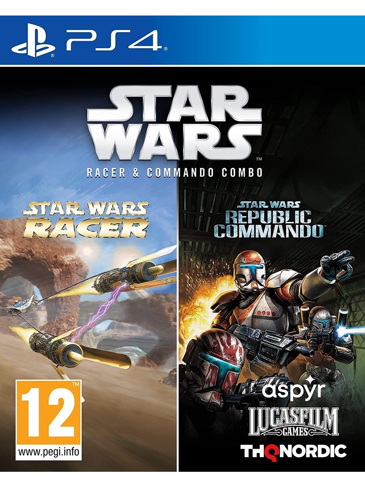 Star Wars Racer & Commando Combo - Sony PlayStation 4 - Action - PEGI 12