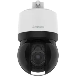 Hanwha 6MP 25x IR AI PTZ (3328 x 1872 Pixels), Netzwerkkamera, Schwarz, Weiss