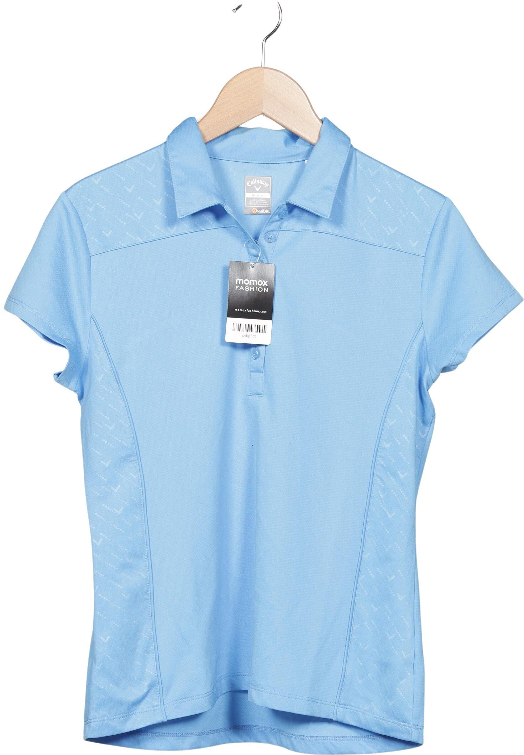 Callaway Damen Poloshirt, Hellblau, Gr. M, Synthetik - Second Hand