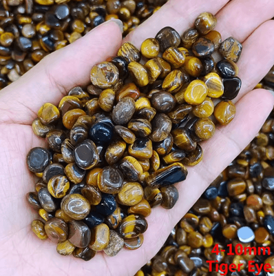 Inspire Picks Natural Quartz Crystal Stone Chips Healing Gravel For Aquarium & Home Decor tiger Eye 100g