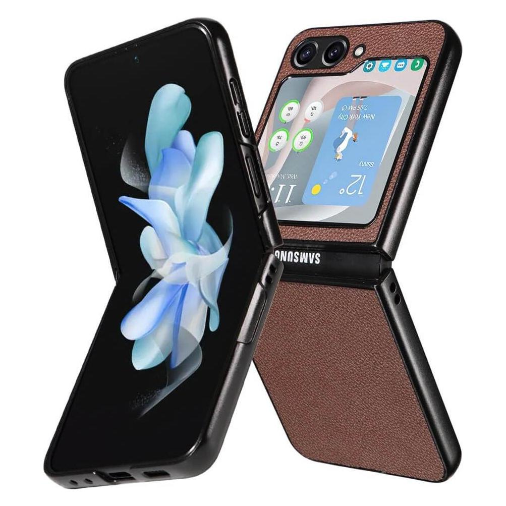 Cover-Discount Galaxy Z Flip5 - Hybrid Schutzhülle braun (Samsung Galaxy Z Flip5) (660149252G)