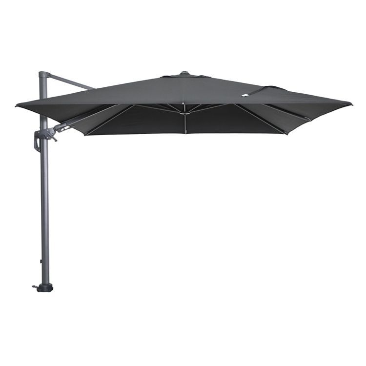 Garden Impressions Hawaii Sonnenschirm - 300x300 cm - carbon black - Schwarz