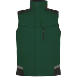 Softshell Arbeitsweste "HAUKE" - XL - grün/schwarz