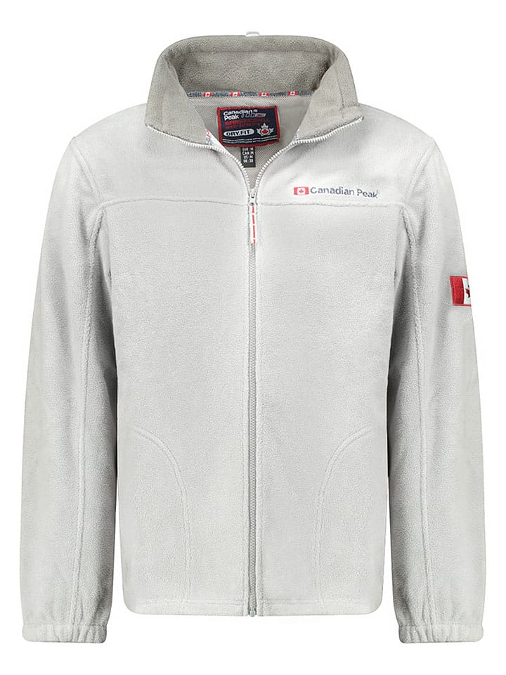 Canadian Peak Fleecejacke "Ultona Light" in Grau in Grau - M