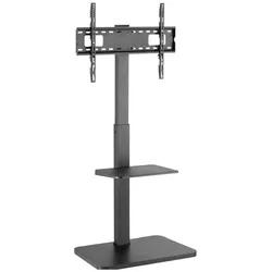 Dacomex TV Stand S75-600F (40 kg, 37" - 75"), TV Ständer, Schwarz