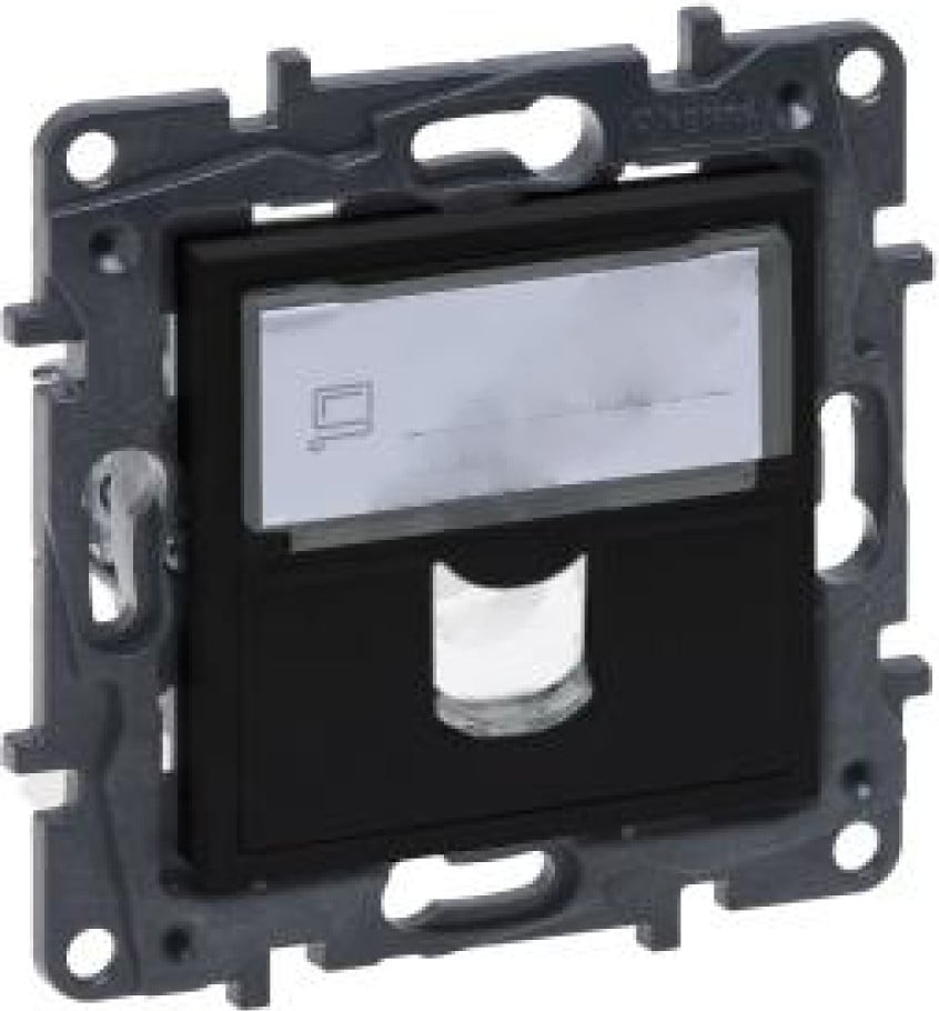 Legrand Systimax Niloe Step Adapter, zwart
